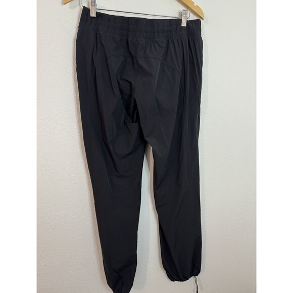 Lululemon Pants Women’s Black Run Dog Runner Jogger 10 Mid Rise Lined EUC - Picture 3 of 10